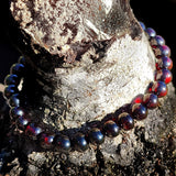 Polished Cherry Baltic Amber Elastic Bracelet