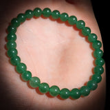 6mm Natural Aventurine Elastic Bracelet