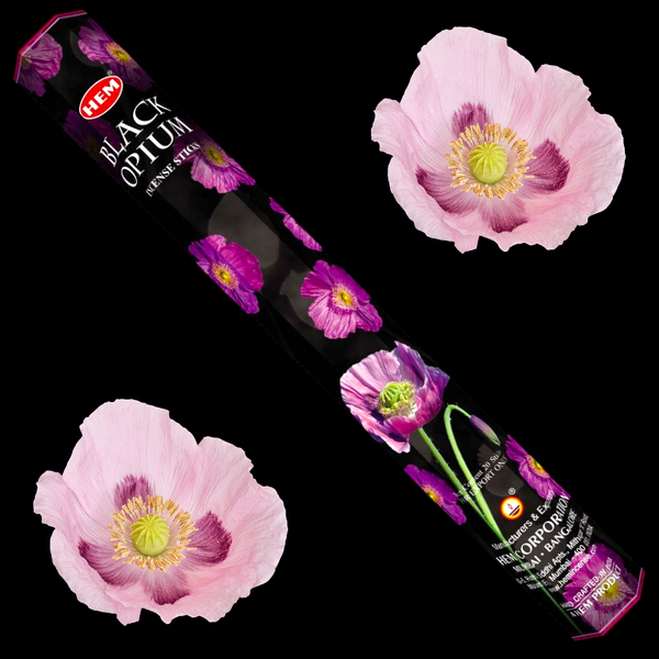 20x Black Opium Incense Sticks