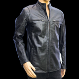 Classic Legacy - Mens REAL Genuine Leather Jacket - Black Classic Cut