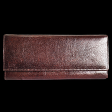 Genuine Leather Purse - Burgundy