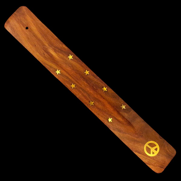 1x Wood Incense Holder Ash Catcher