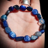 Irregular Kyanite Elastic Bracelet