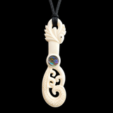 Patu Bone Carving Pendant Necklace