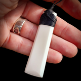 Toki Bone Carving Pendant Necklace - NZ Maori Inspired