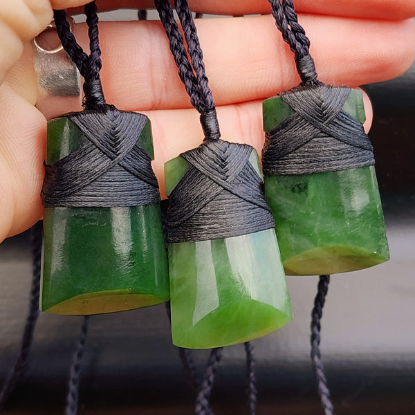Greenstone Toki Pendant Necklaces (P5)