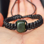 New Zealand Greenstone Macrame Bracelets