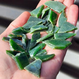 100g Raw Greenstone / Nephrite Jade Offcut Slices