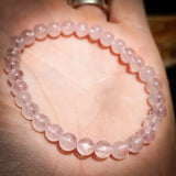Rose Quartz Elastic Bracelet
