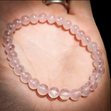 Rose Quartz Elastic Bracelet