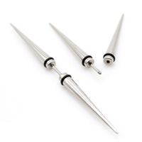 Stainless Steel Punk Spiked Earrings