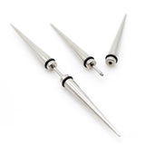 Stainless Steel Punk Spiked Earrings
