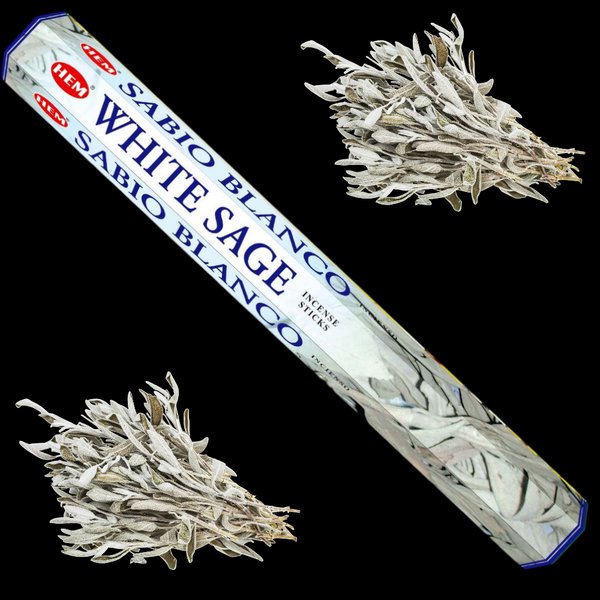 20x White Sage Incense Sticks
