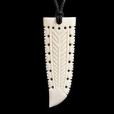 Niho Bone Carving Pendant Necklace