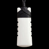 Notched Toki Bone Carving Pendant Necklace