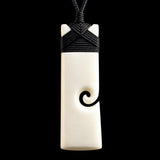 Koru Toki Bone Carving Pendant Necklace