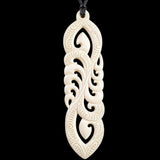 XL Family of Korus Bone Carving Pendant Necklace