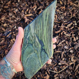 836g Raw Nephrite Jade Carving Slice (R14B691)