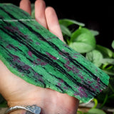 466g Raw Ruby Zoisite Carving Slice (S14B5)