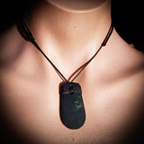 NZ Greenstone Pounamu Toki  Pendant Necklace (N817)