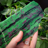 466g Raw Ruby Zoisite Carving Slice (S14B5)