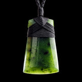 Natural Jade Toki Pendant Necklace (N2228)