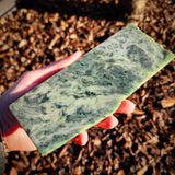 600g Raw Nephrite Jade Carving Slice (R14B721)
