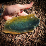 530g Raw Nephrite Jade Carving Slice (R14B742B)