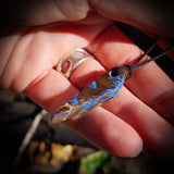 Australian Boulder Opal Freeform Pendant Necklace (1BBB324)