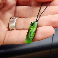 New Zealand Greenstone Pounamu Pendant Necklace (AJJC2282)