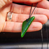 New Zealand Greenstone Pounamu Pendant Necklace (AJJC2339)