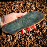 695g Raw Nephrite Jade Carving Slice (R14B727)