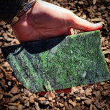791g Raw Nephrite Jade Carving Slice (R14B779)
