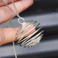 Interchangeable Crystal Stone Holder Empty Cage Necklace