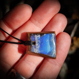 Australian Boulder Opal Freeform Pendant Necklace (1BBB325)
