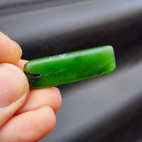 Natural Greenstone Pendant Necklace (AJJC2426)