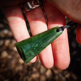 Natural Jade Toki Pendant Necklace (N1108)