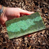 591g Raw Nephrite Jade Carving Slice (R14B783)