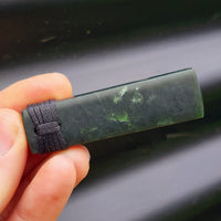 NZ Greenstone Pounamu Toki Pendant Necklace (N288)