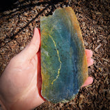 808g Raw Nephrite Jade Carving Slices (R14B760)