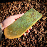 775g Raw Nephrite Jade Carving Slice (R14B726)