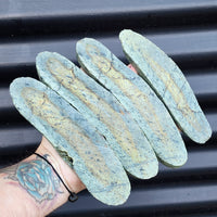 1kg Raw New Zealand Greenstone / Pounamu Carving Slices (R14B199)