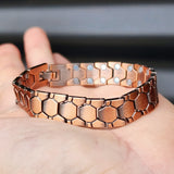 12mm Wide Copper Magnetic Chain Bracelet (50A19B4)