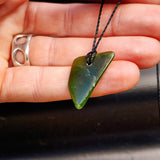 New Zealand Greenstone Pounamu Pendant Necklace (AJJC2330)