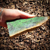 693g Raw Nephrite Jade Carving Slice (R14B778)