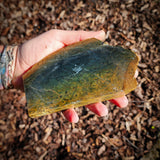 563g Raw Nephrite Jade Carving Slice (R14B743)