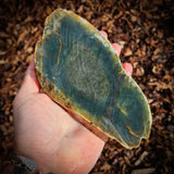 845g Raw Nephrite Jade Carving Slice (R14B670)