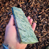 577g Raw Nephrite Jade Carving Slice (R14B697)