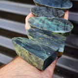 1kg Raw New Zealand Greenstone / Pounamu Carving Slices (R14B513)