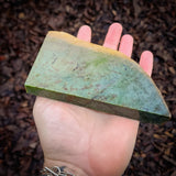 560g Raw Nephrite Jade Carving Slice (R14B652)
